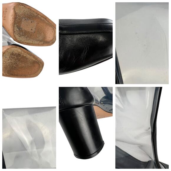 Celine Clear Vinyl Boots - Picture 8 of 8